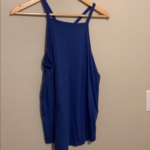 Royal blue old navy high neck muscle tee